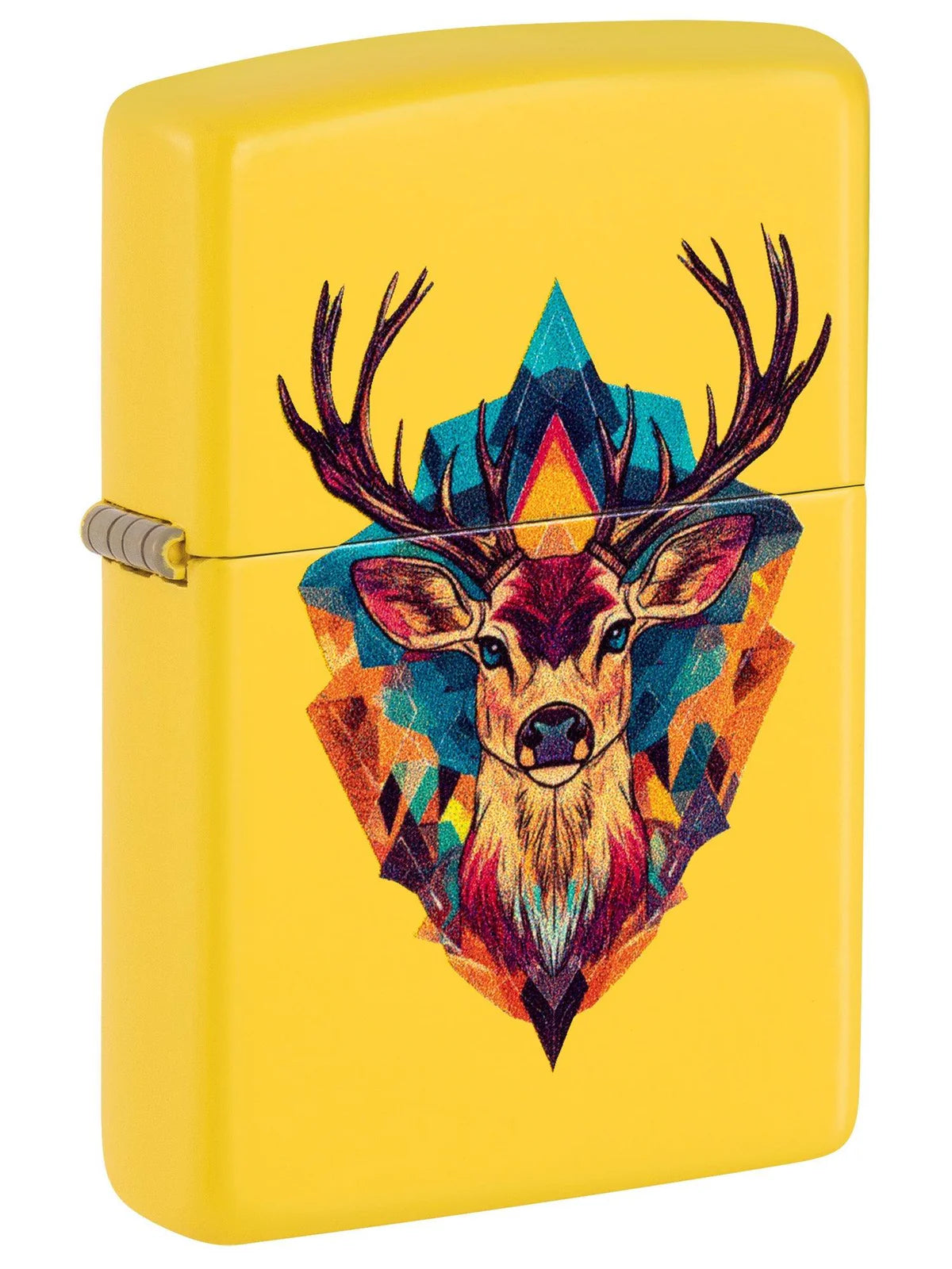 Zippo Lighter Deer Design Sunflower
