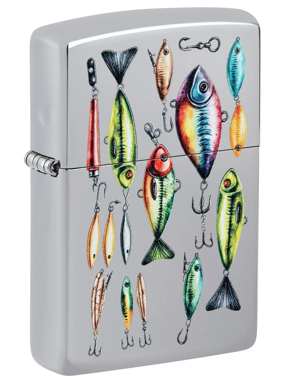 Zippo Lighter Fishing Lures High Polish Chrome