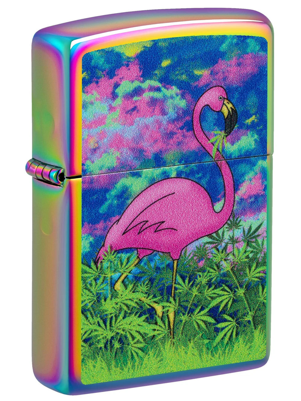Zippo Lighter Flamingo Fields Multi Color