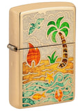 Zippo Lighter: Fusion Beach Day Design