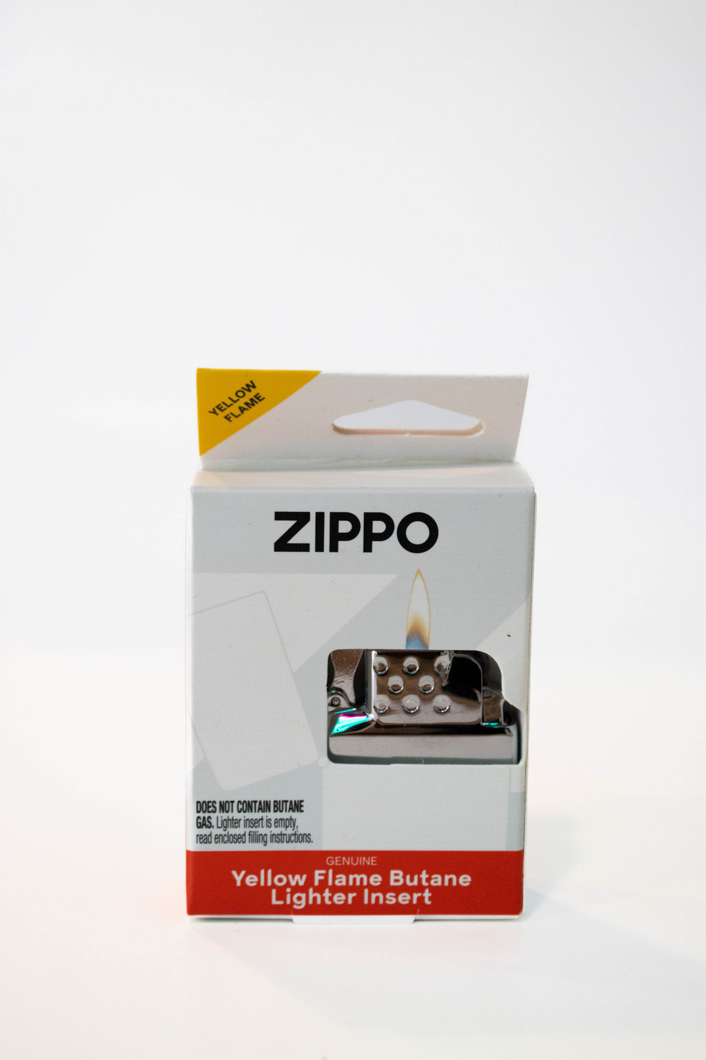 Zippo yellow flame butane lighter insert with classic flame style