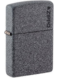 Zippo Lighter: Iron Stone with Zippo Logo