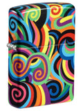 Zippo Lighter Swirl Pattern by Rick Rietveld Glow in the Dark