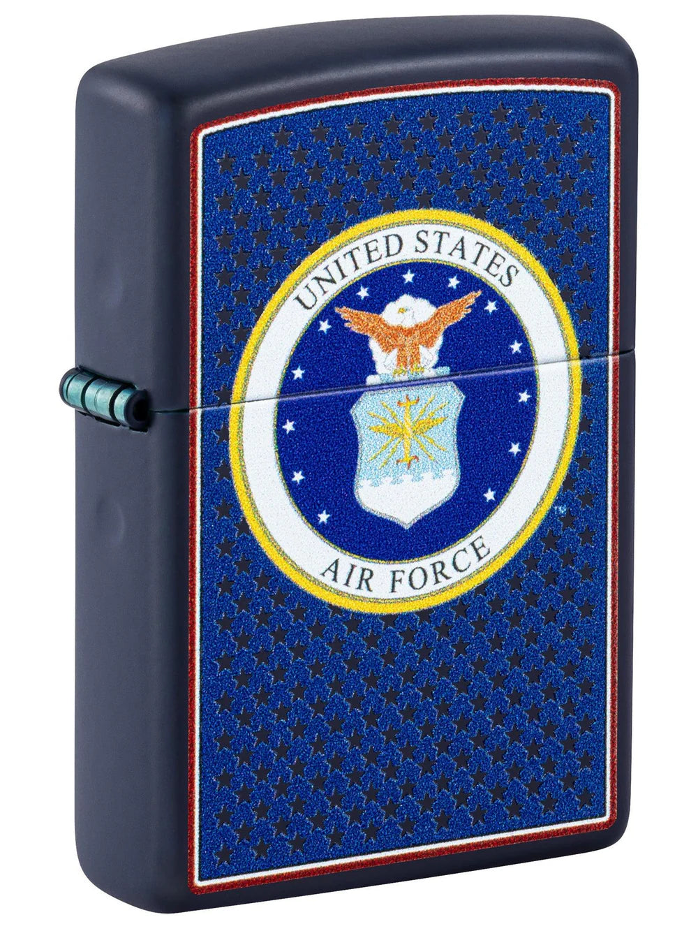 Zippo Lighter USAF Air Force Crest Navy Matte