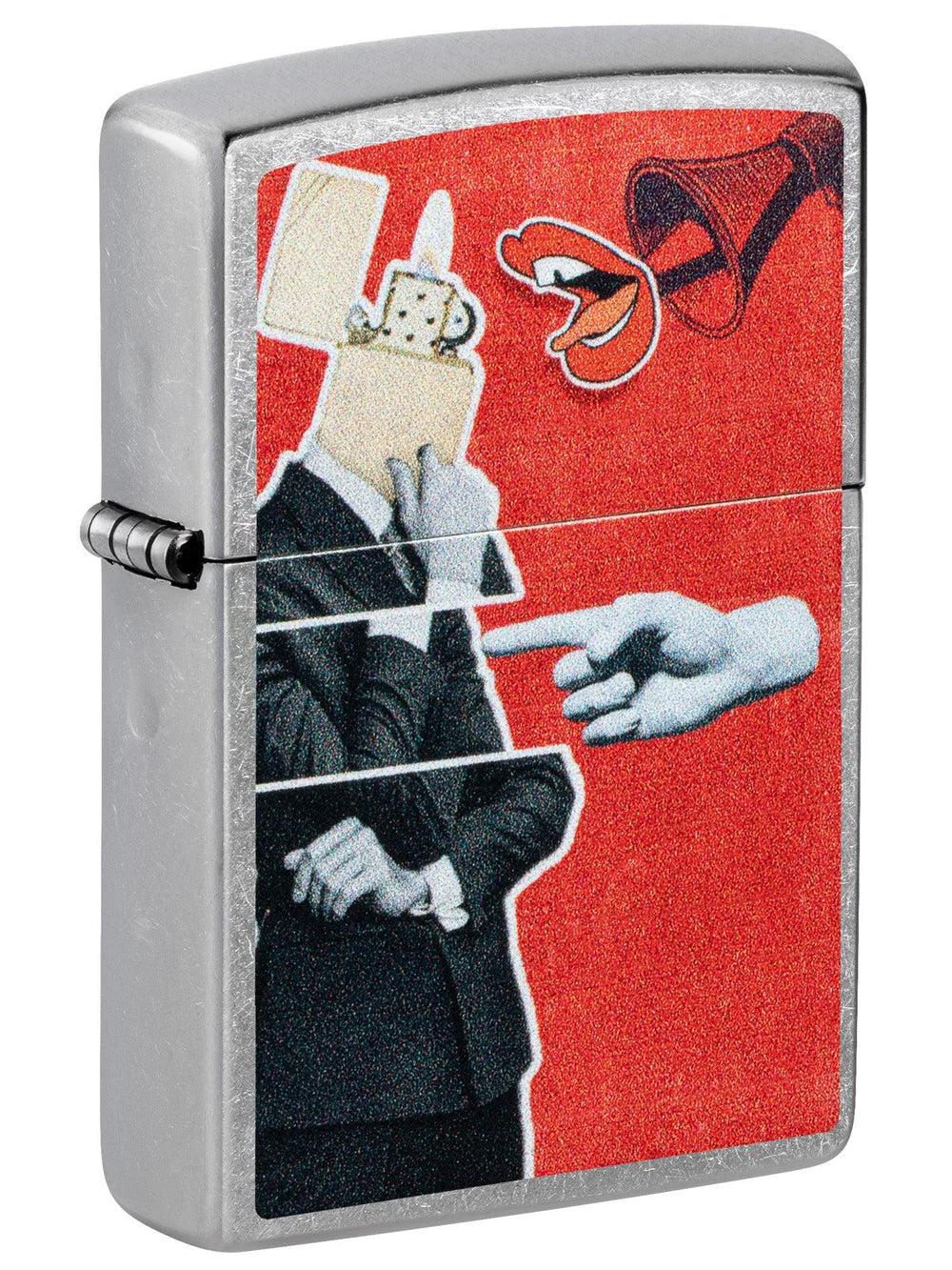 Zippo Lighter Zippo Collage Design Street Chrome