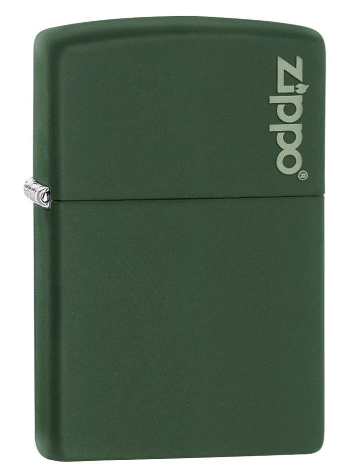 Zippo Lighter Zippo Logo Green Matte