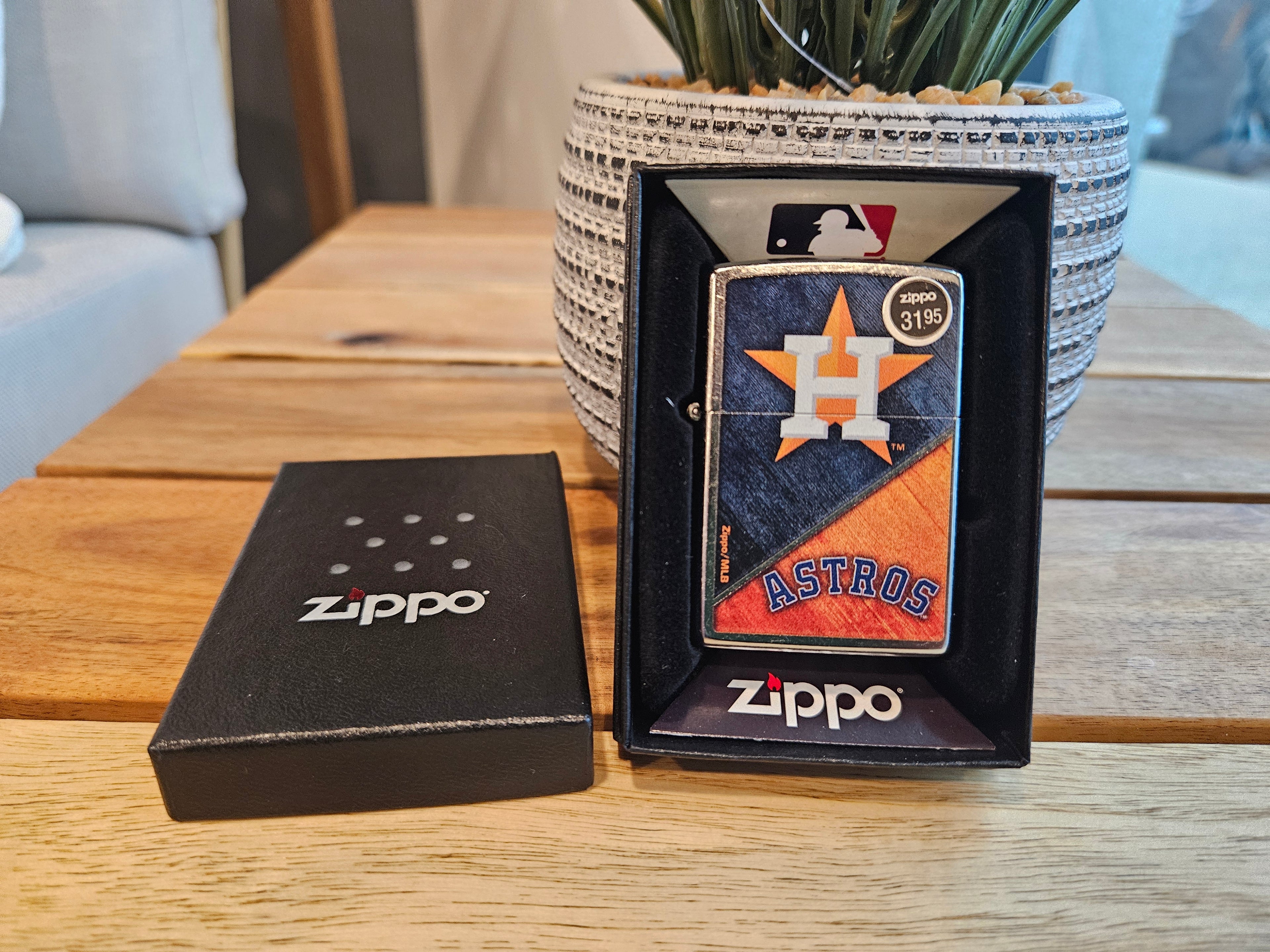 Zippo Lighter Houston Astros Street Chrome