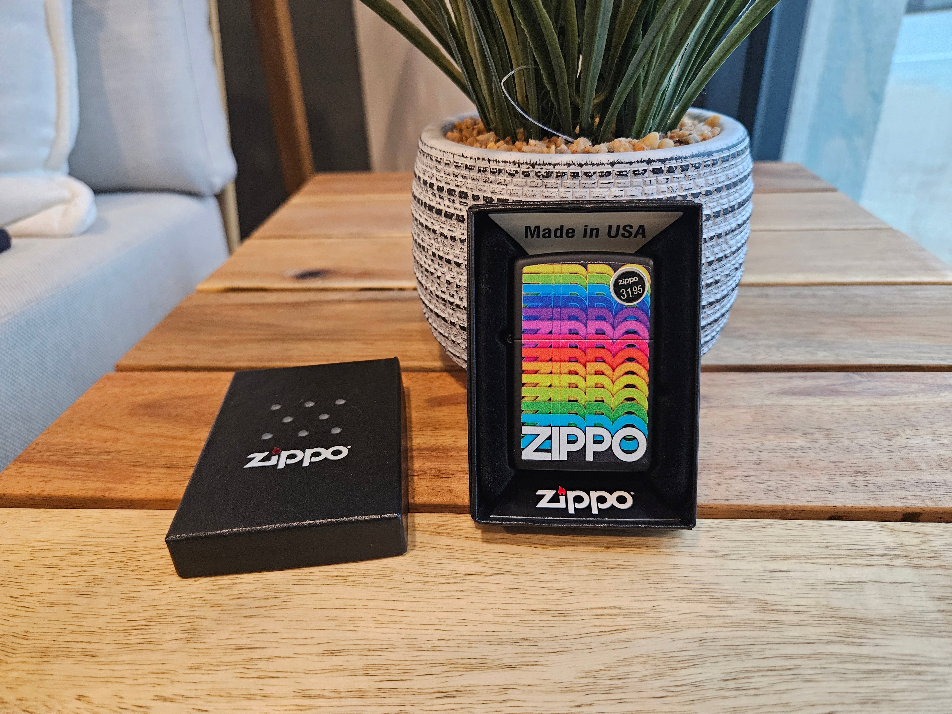 Zippo Lighter: Techno Zippo Design