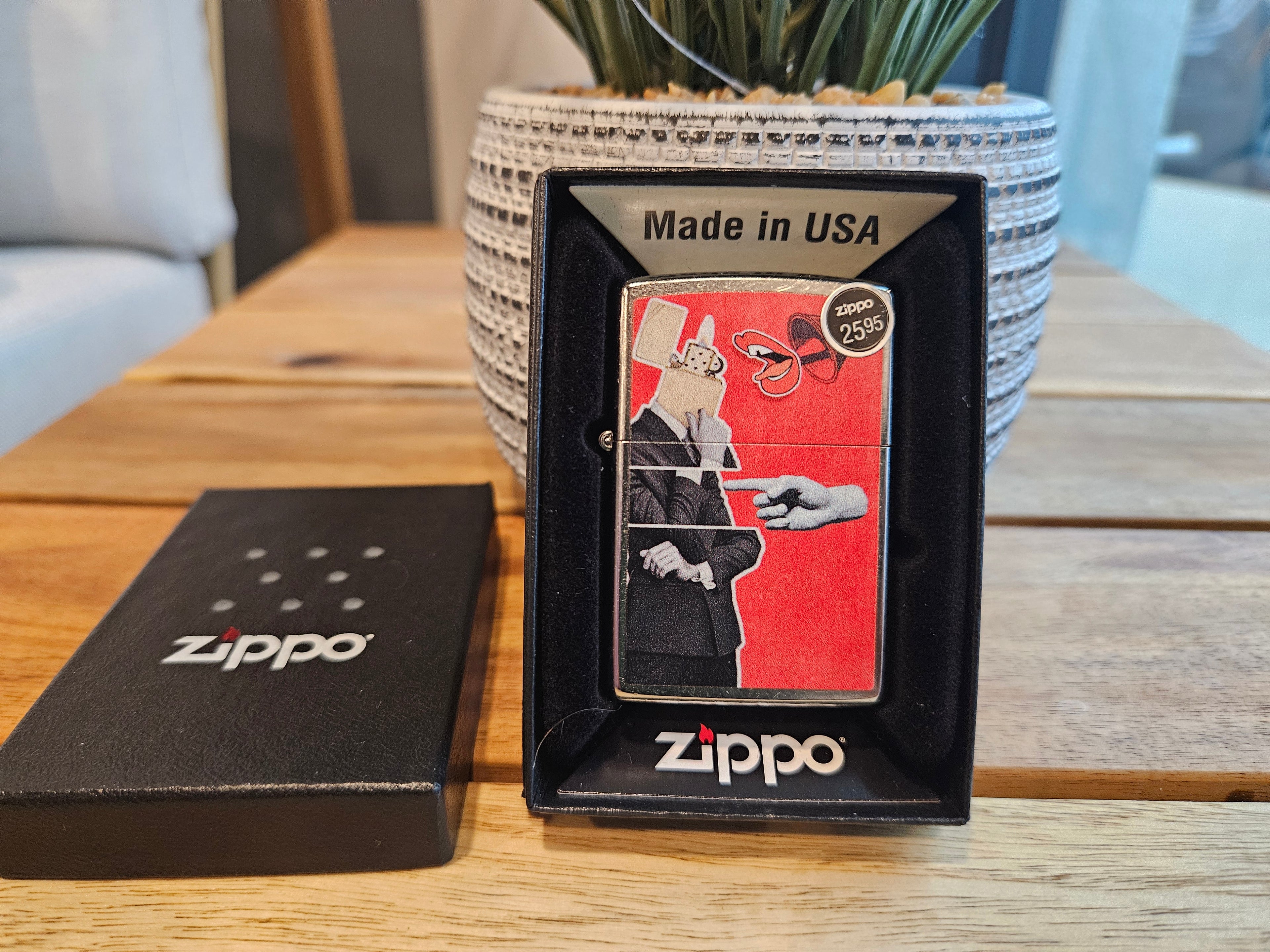 Zippo Lighter Zippo Collage Design Street Chrome
