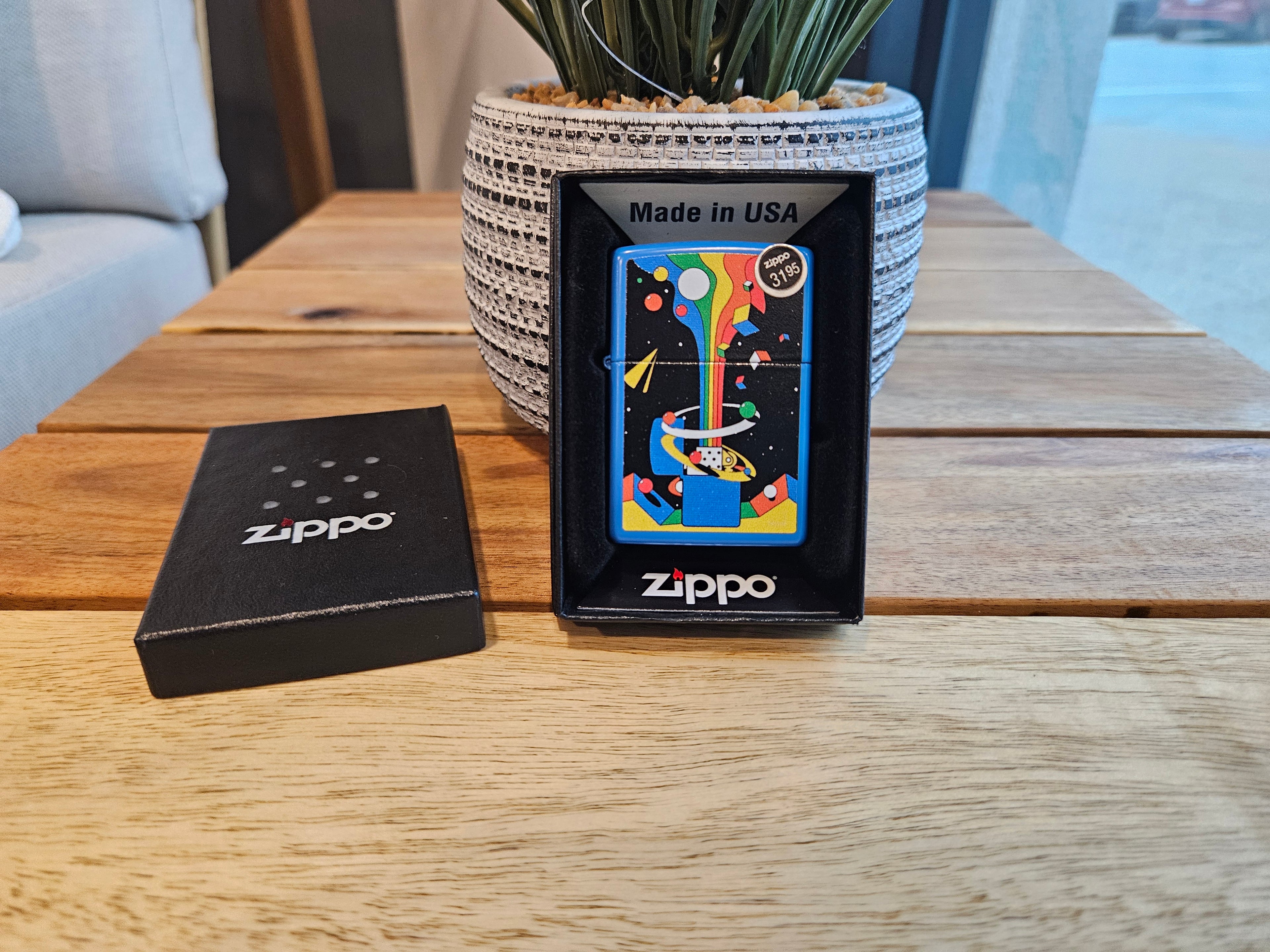 Zippo Lighter: Cosmic Zippo Design
