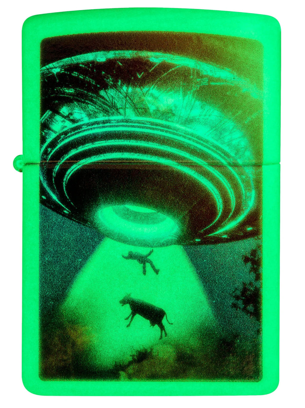Zippo Lighter: UFO Abduction Design