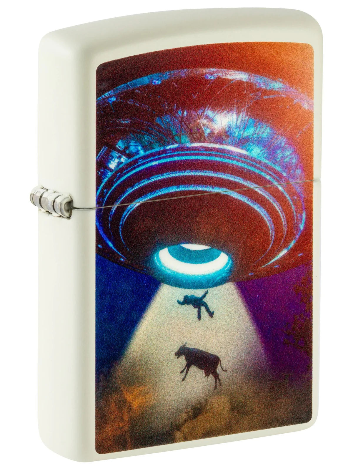 Zippo Lighter: UFO Abduction Design
